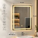 ست کابینت و روشویی مدل Vida01 به همراه باکس و آینه بک لایت